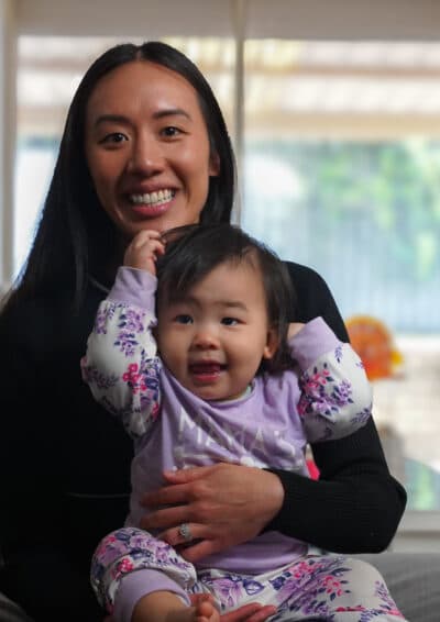 Theresa and child
